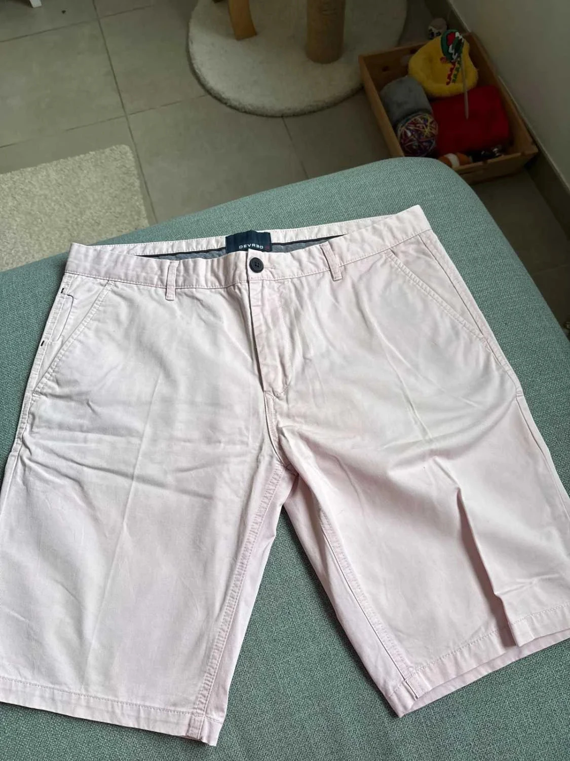 short bermuda rose pale devred taille 42
